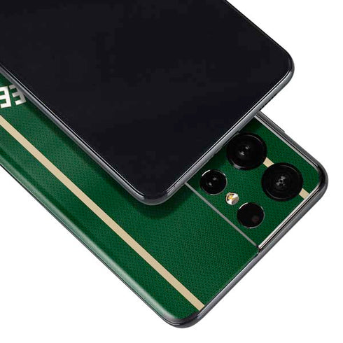 NBA Milwaukee Bucks Jersey Galaxy S21 Ultra 5G Skin
